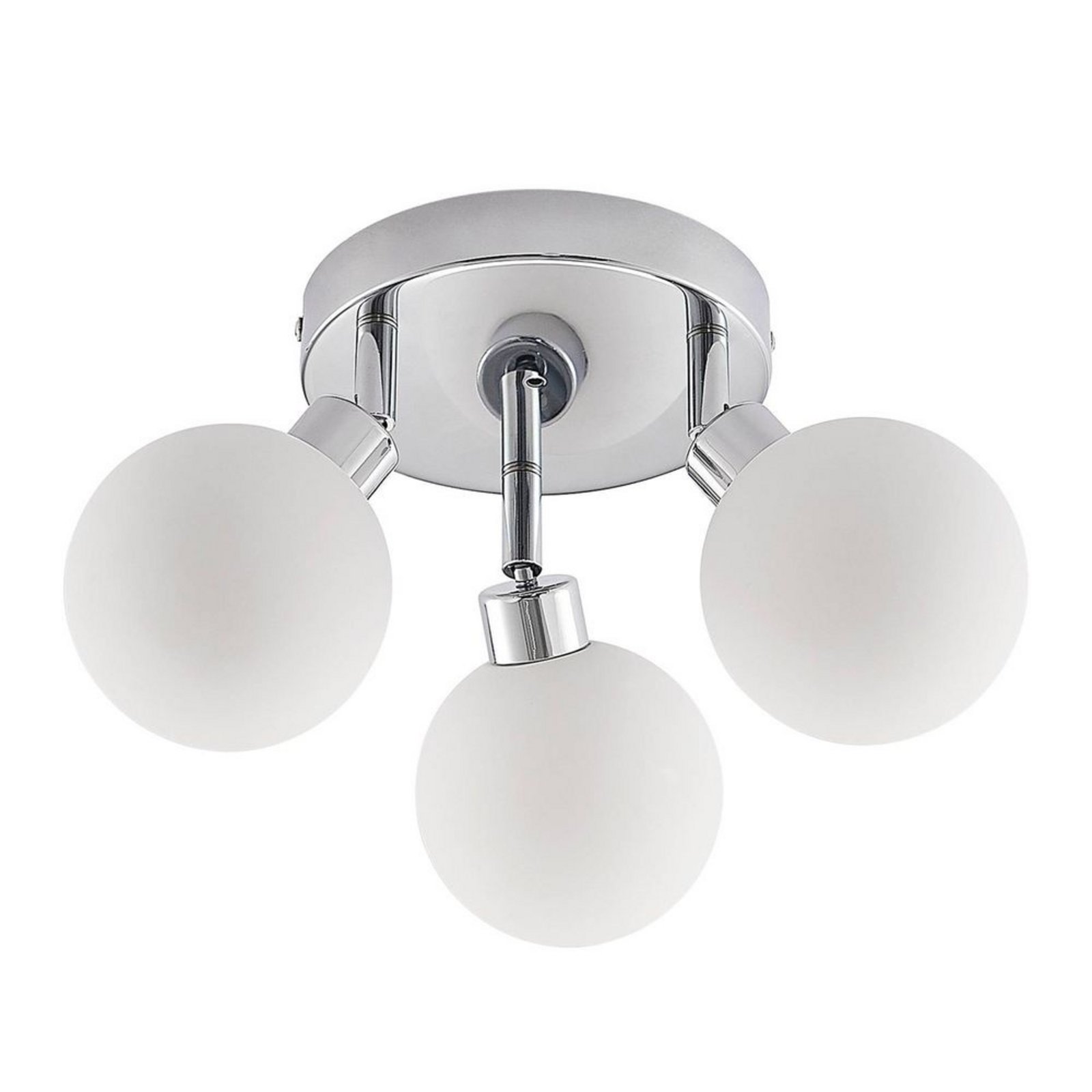 Zaniba 3 Round Deckenleuchte Chrome - Lindby