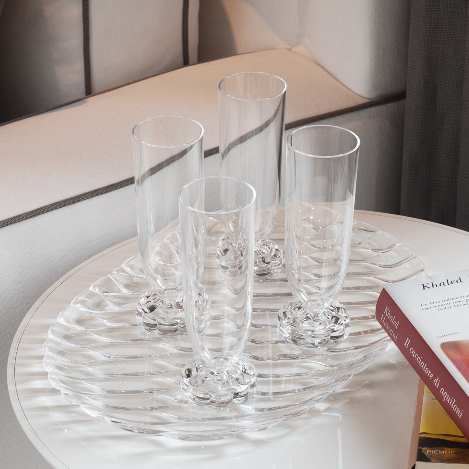 Verre Jellies Family, hauteur 17 cm, transparent - Kartell