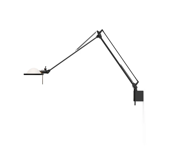 Luceplan - Berenice Wall Lamp 45x45 White Glass/Black