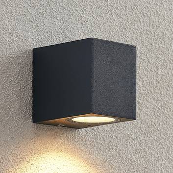 ELC Fijona LED buiten wandlamp, hoekig, 8,1 cm