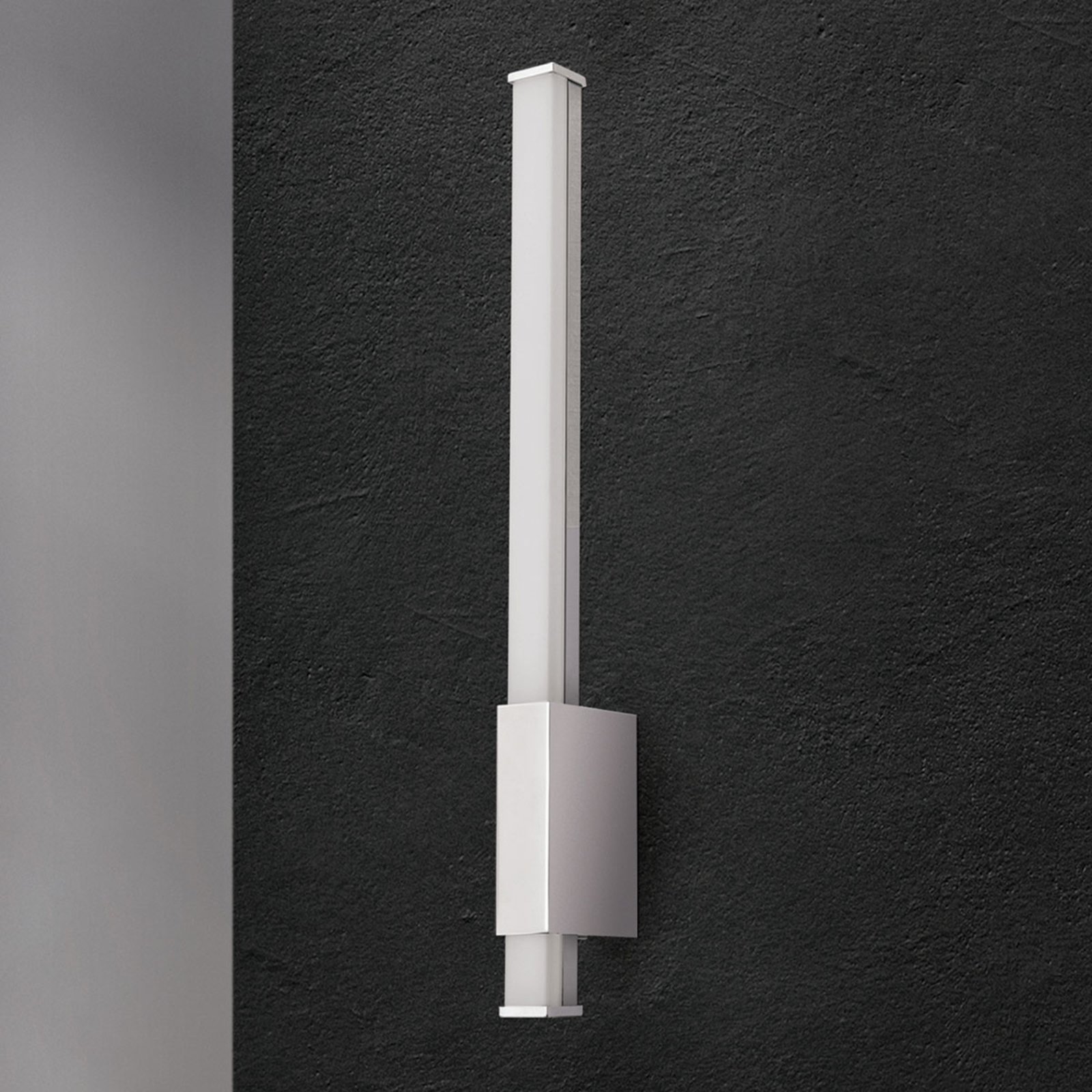 Narrow Argo bathroom wall light with LED, IP44