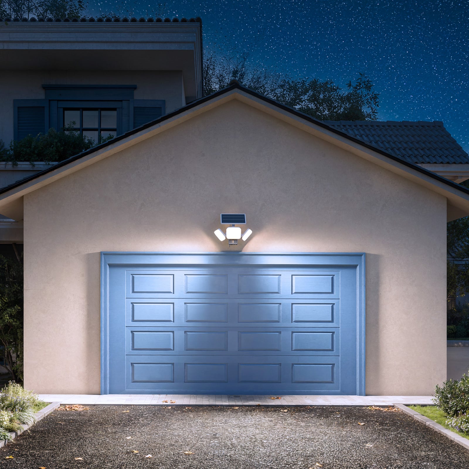 Philips LED-sončna svetilka Zyren, bela, 5.000 K, senzor, IP65 Philips LED-sončna svetilka Zyren, bela, 5.000 K, senzor, IP65