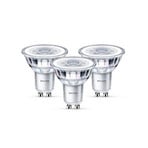 3-pack Izzó LED 4,6W GU10 - Philips