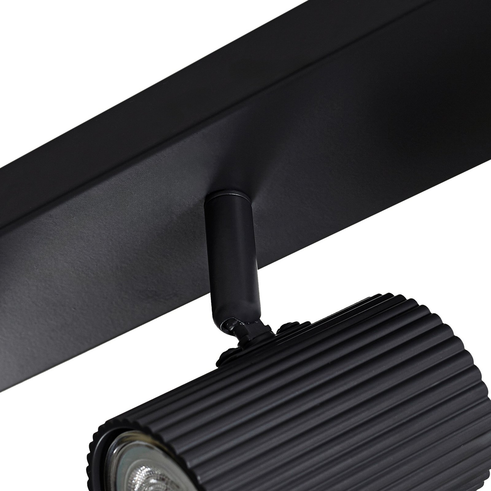 Lindby vägglampa Kardis, mörkgrå, 3 lampor, metall, GU10