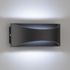 LED-ulkoseinävalaisine Rio up/down, musta