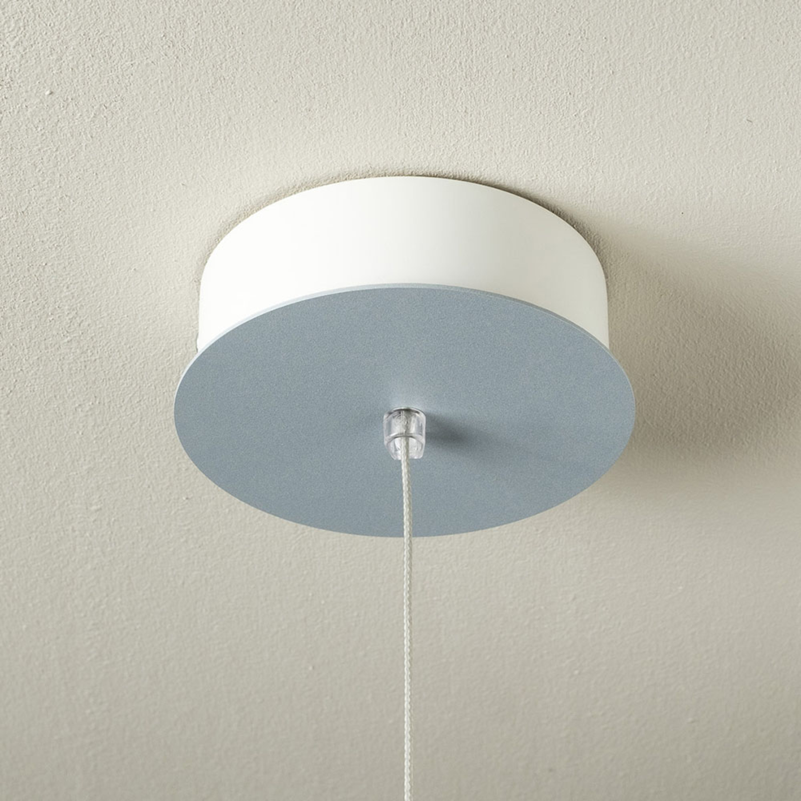LED hanglamp LARAfelt S, Ø20cm, grafiet/wit