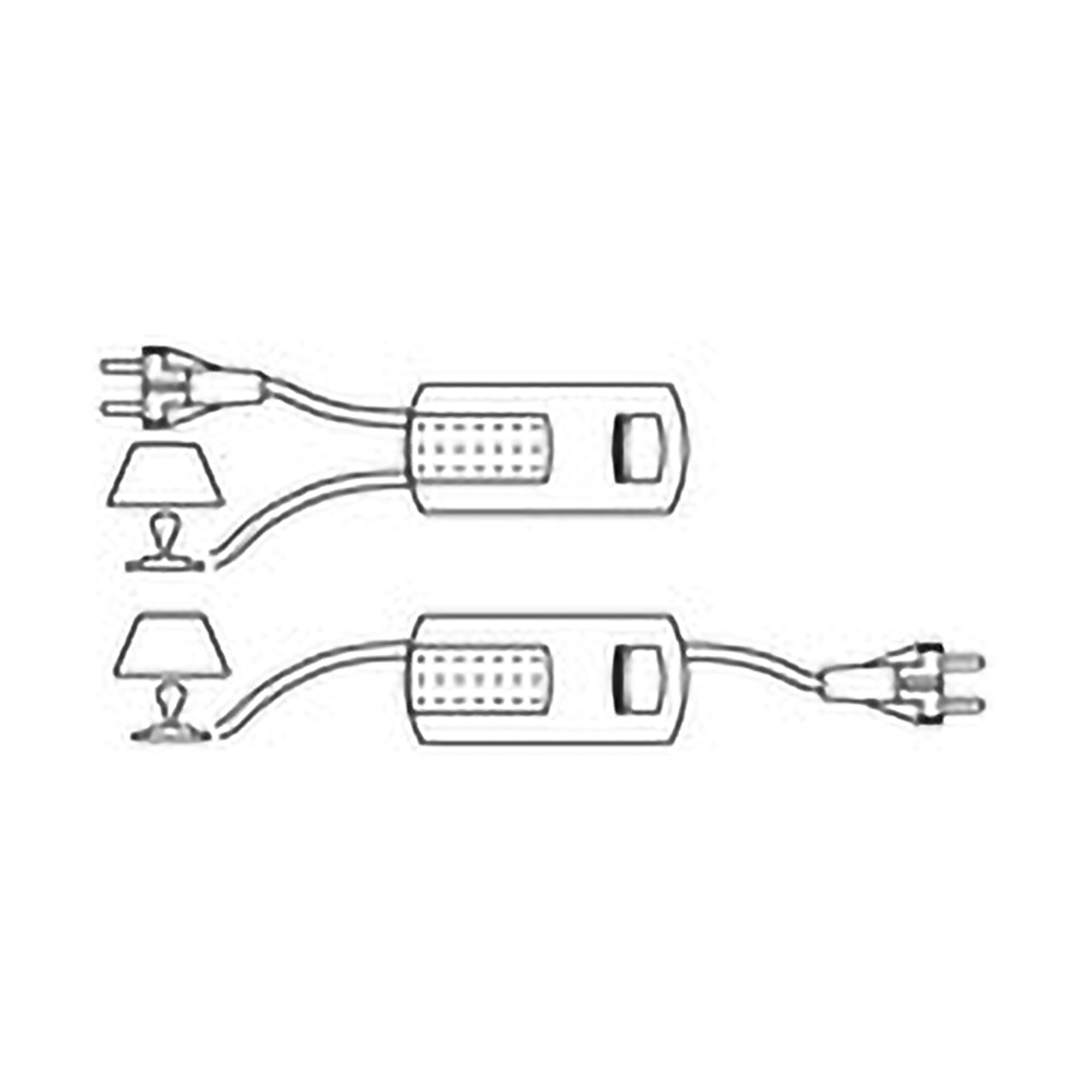 EHMANN T26.07.50 LED димер за кабел 20-500W черен
