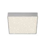 Flame Star LED ceiling lamp, 21.2 x 21.2 cm silver