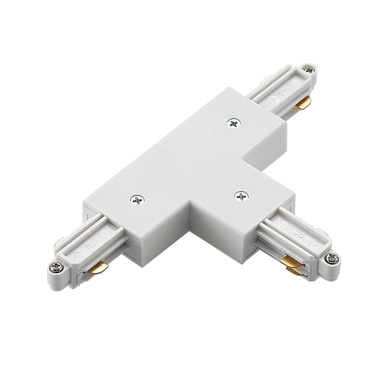 Lindby T-connector Linaro, branco, sistema monofásico