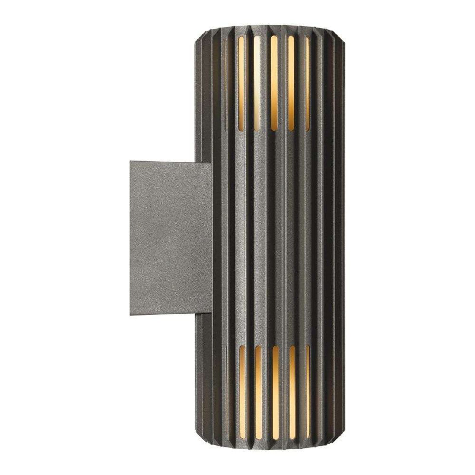 Aludra Double Outdoor Wall Lamp Seaside Anthracite - Nordlux