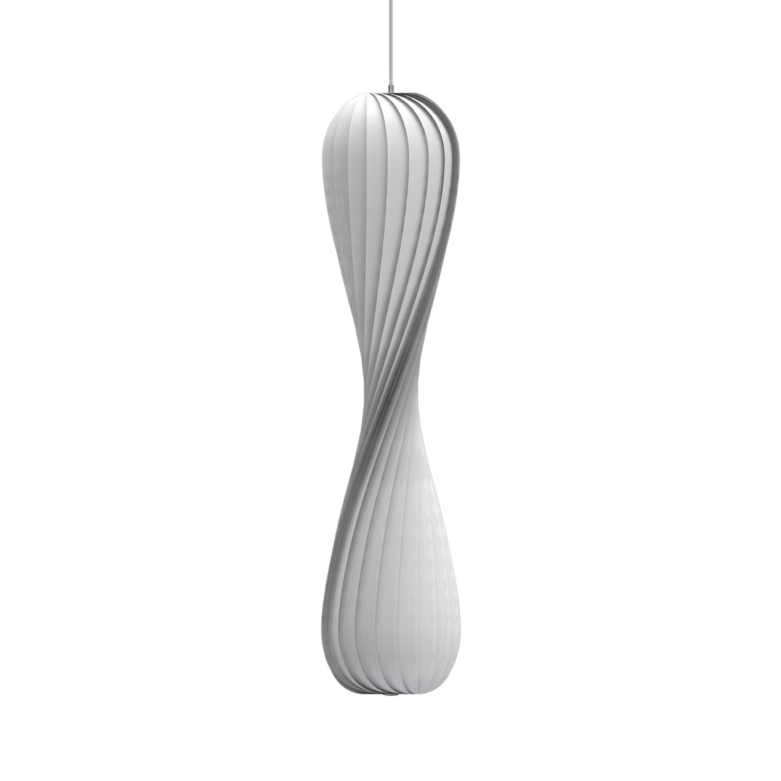 Lampada a sospensione Tom Rossau TR7, plastica (PP), altezza 112 cm, E27