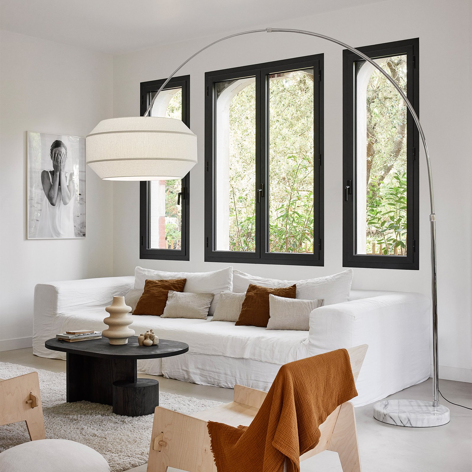 Cosiness Bogen-Stehleuchte Ø 68cm - MARKET SET