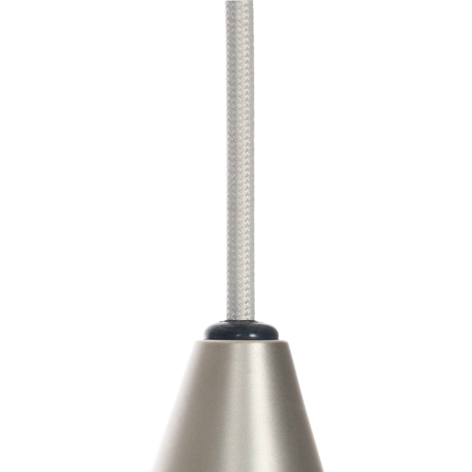 Lucande Sharvil pendant light, three-bulb, glass