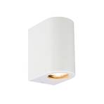 Prios aplique exterior Irfan redondo blanco 15,5cm