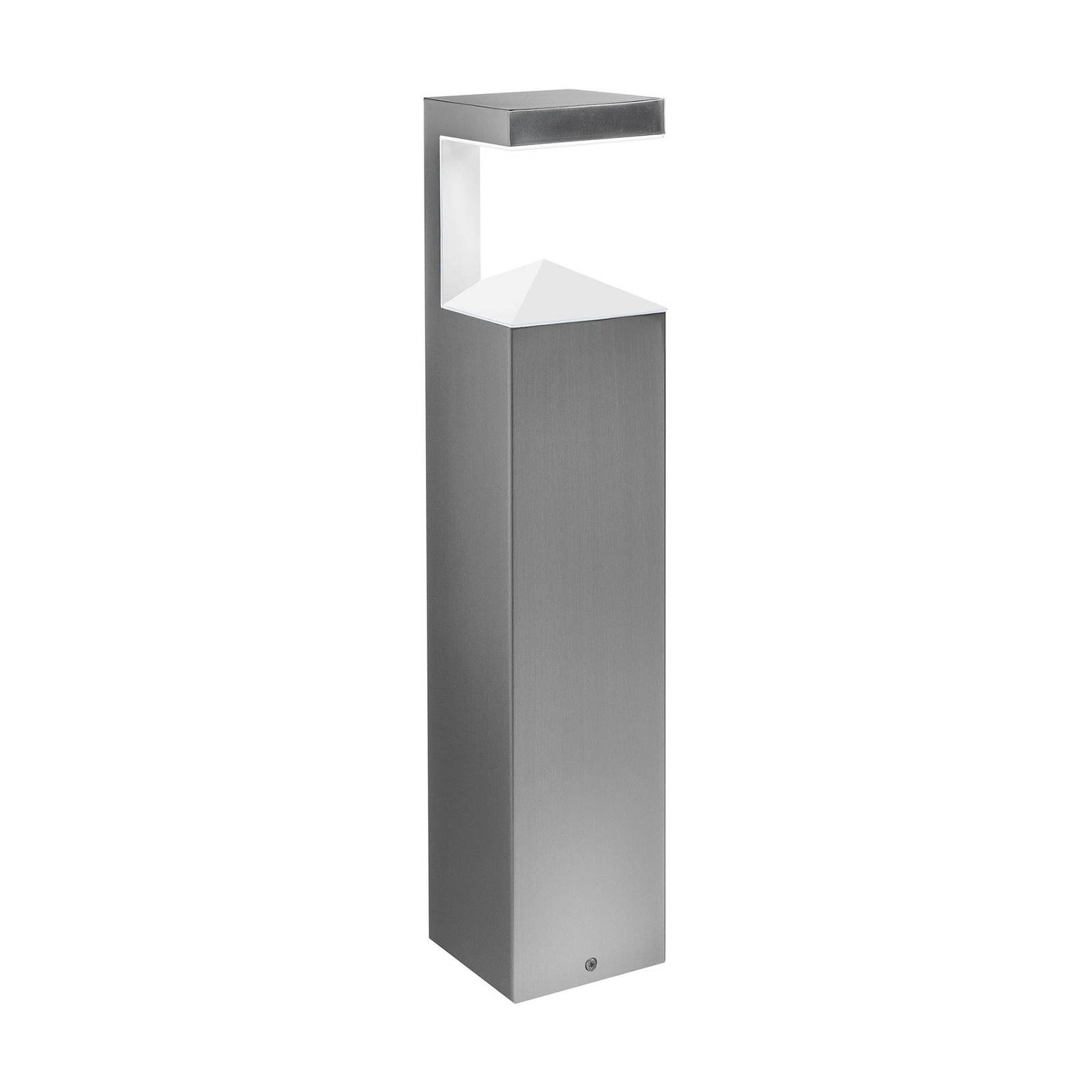 LEDVANCE Ledvance Endura Style Pyramid LED pillar light, stainless steel, polycarbonate, 9 W, L: 10 cm, W: 10 cm, H: 50 cm