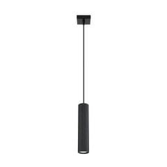 Lampada a sospensione Carbon, nero, Ø 6 cm, alluminio