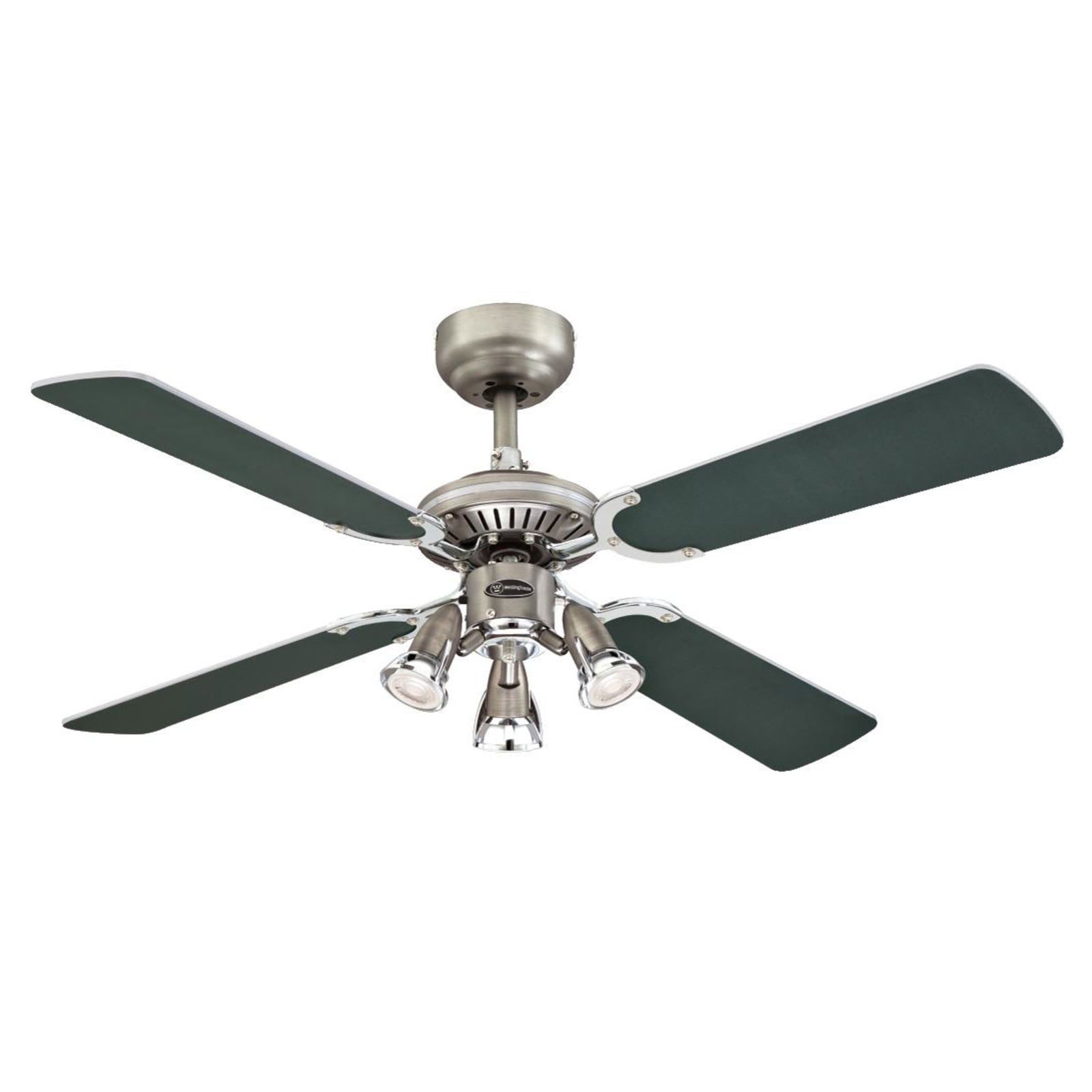 Princess Euro Ventilator 3-flg. silber/grafit - Westinghouse