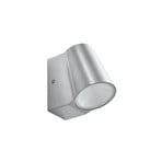 Illuvia LED-ulkoseinävalaisin, IP54, alumiini, metalli – Lindby