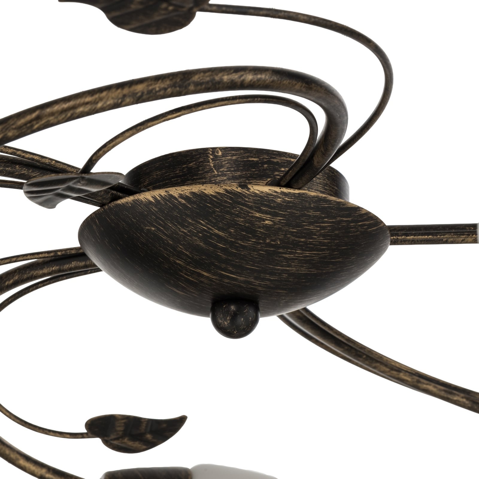 Stefania 5 Loftlampe White/Black-Gold - Lindby Stefania 5 Loftlampe White/Black-Gold - Lindby