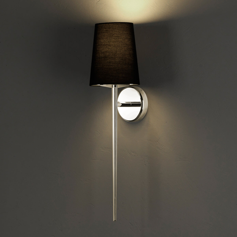 Stilig tekstilvegglampe Deauville