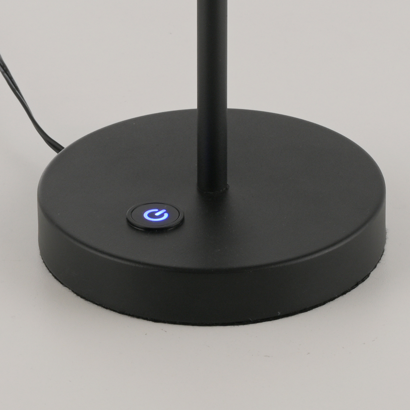 Schöner Wohnen LED-bordlampe Elmo, svart, 3000 K, dimmer Schöner Wohnen LED-bordlampe Elmo, svart, 3000 K, dimmer