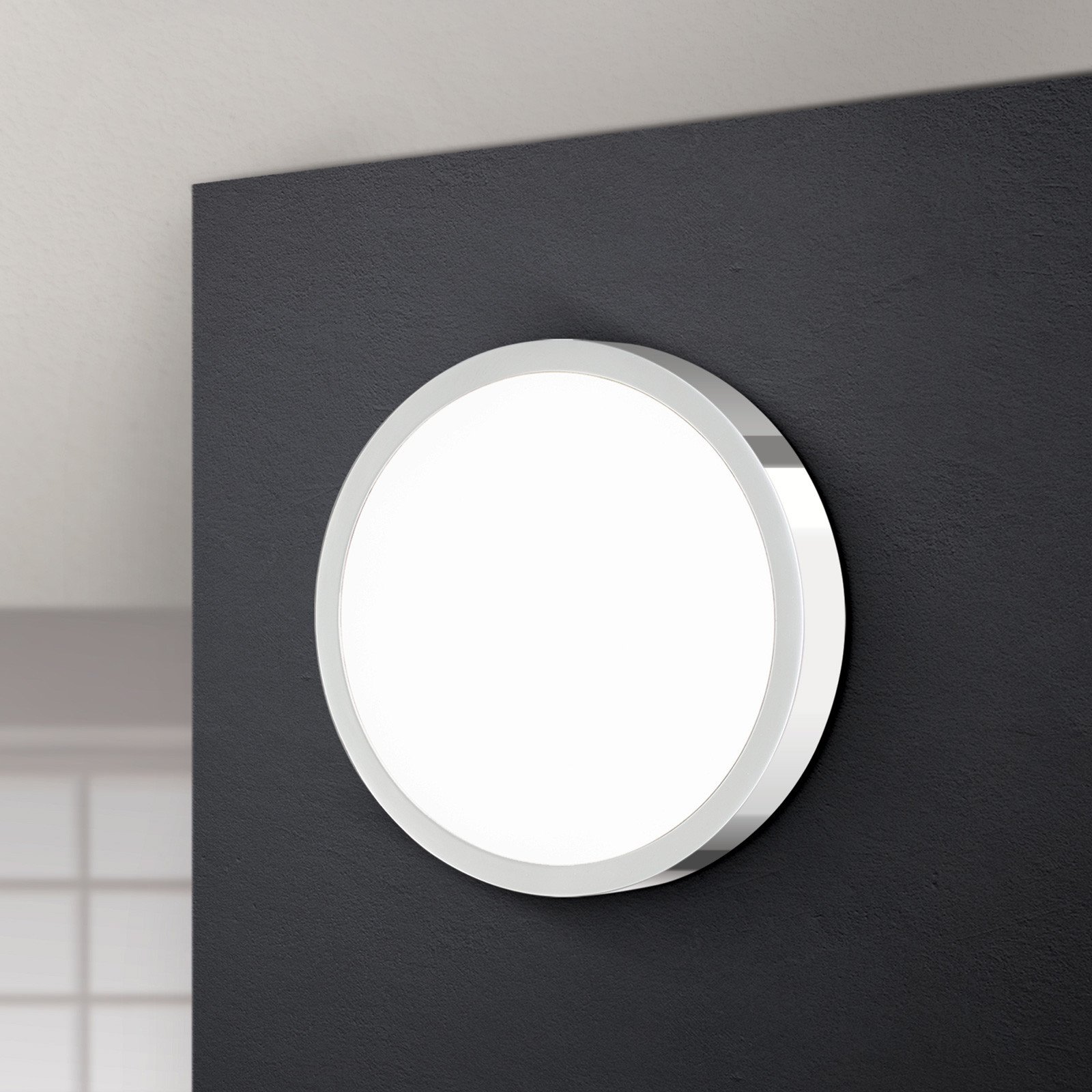 ORION Plafonieră LED Bully crom 14 cm - Camera de zi / sufragerie - modern - Metal