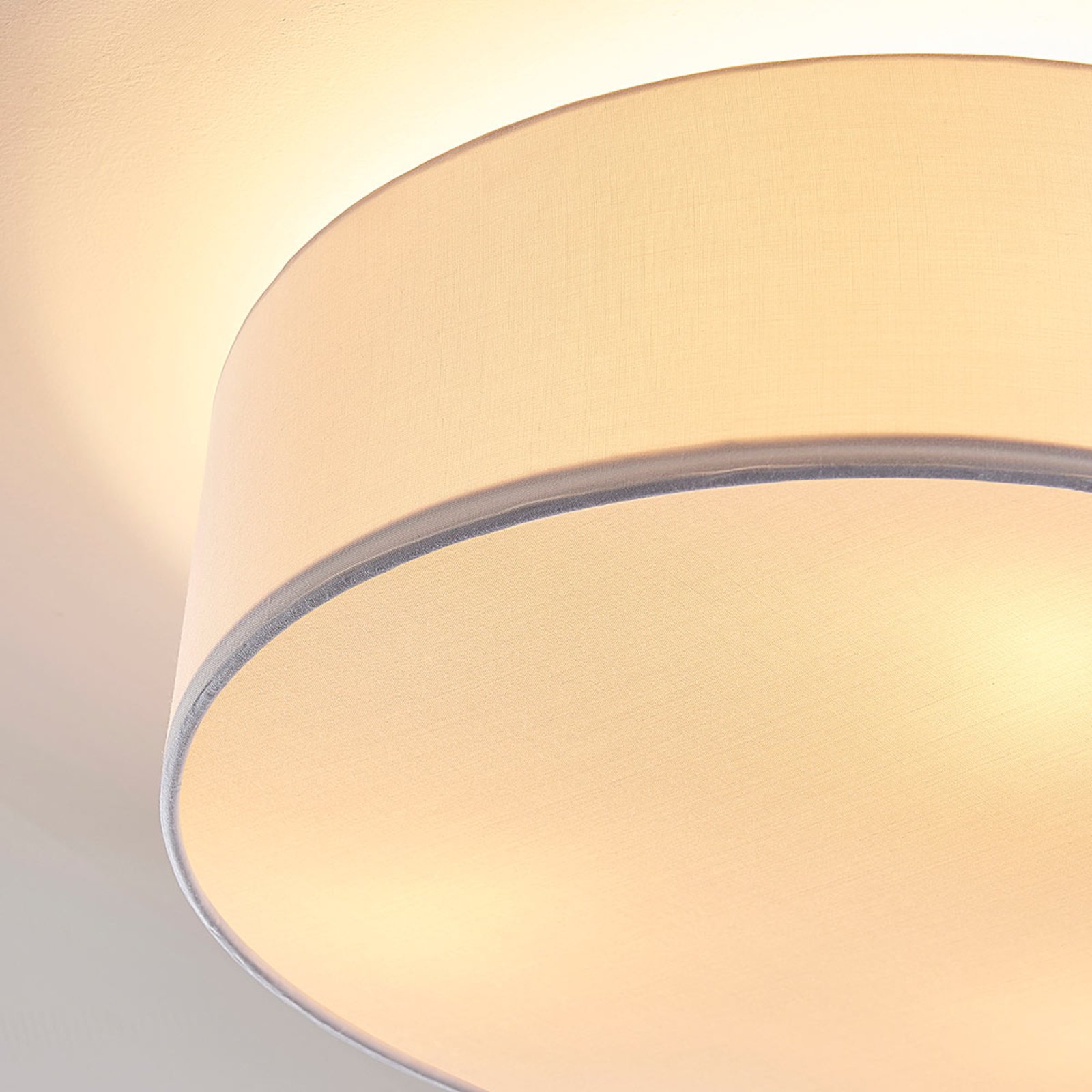 Sebatin Candeeiro de Tecto Ø40 White/Nickel - Lindby