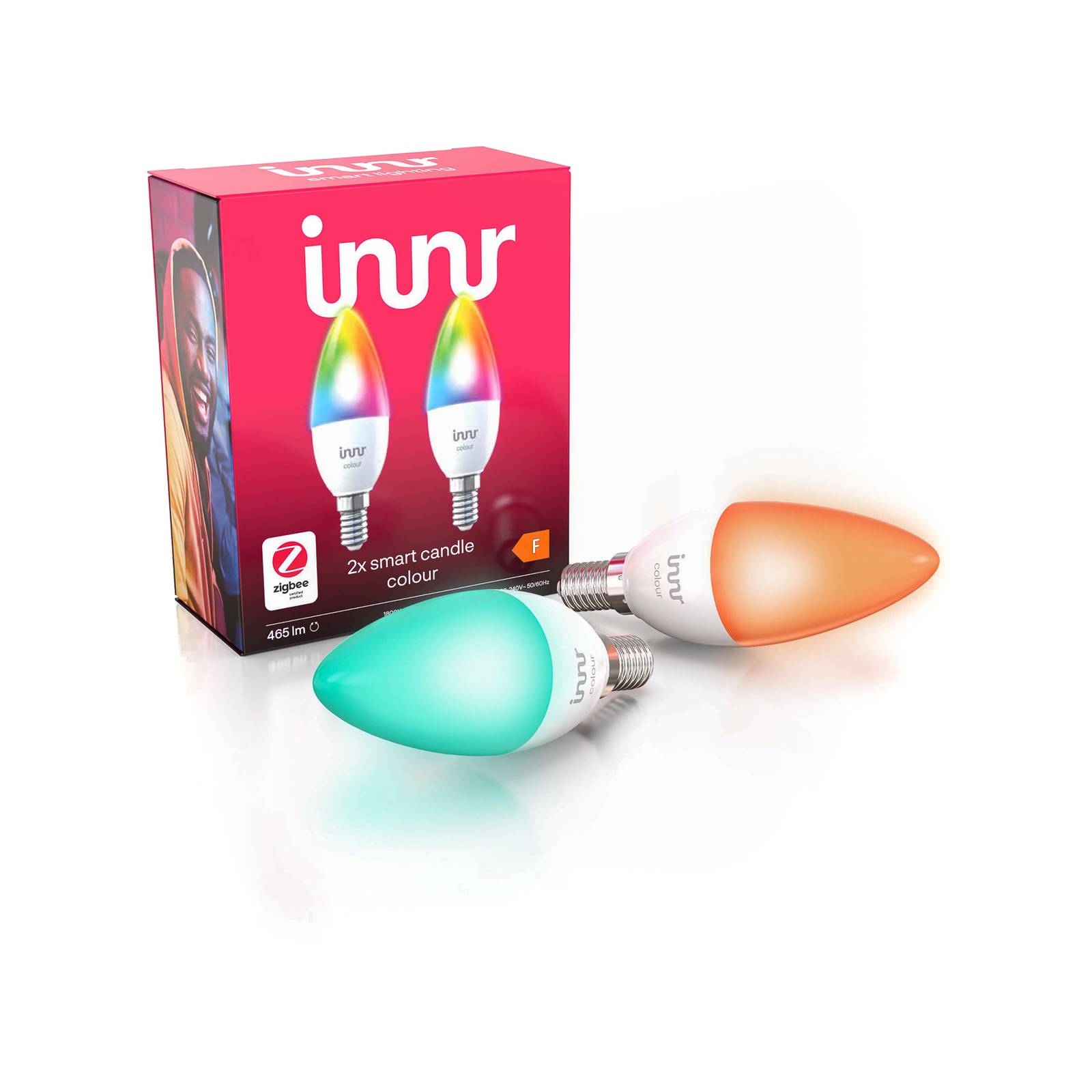 Image of Innr ampoule LED Smart Candle Colour E14 4,9W, x2 8718781553340