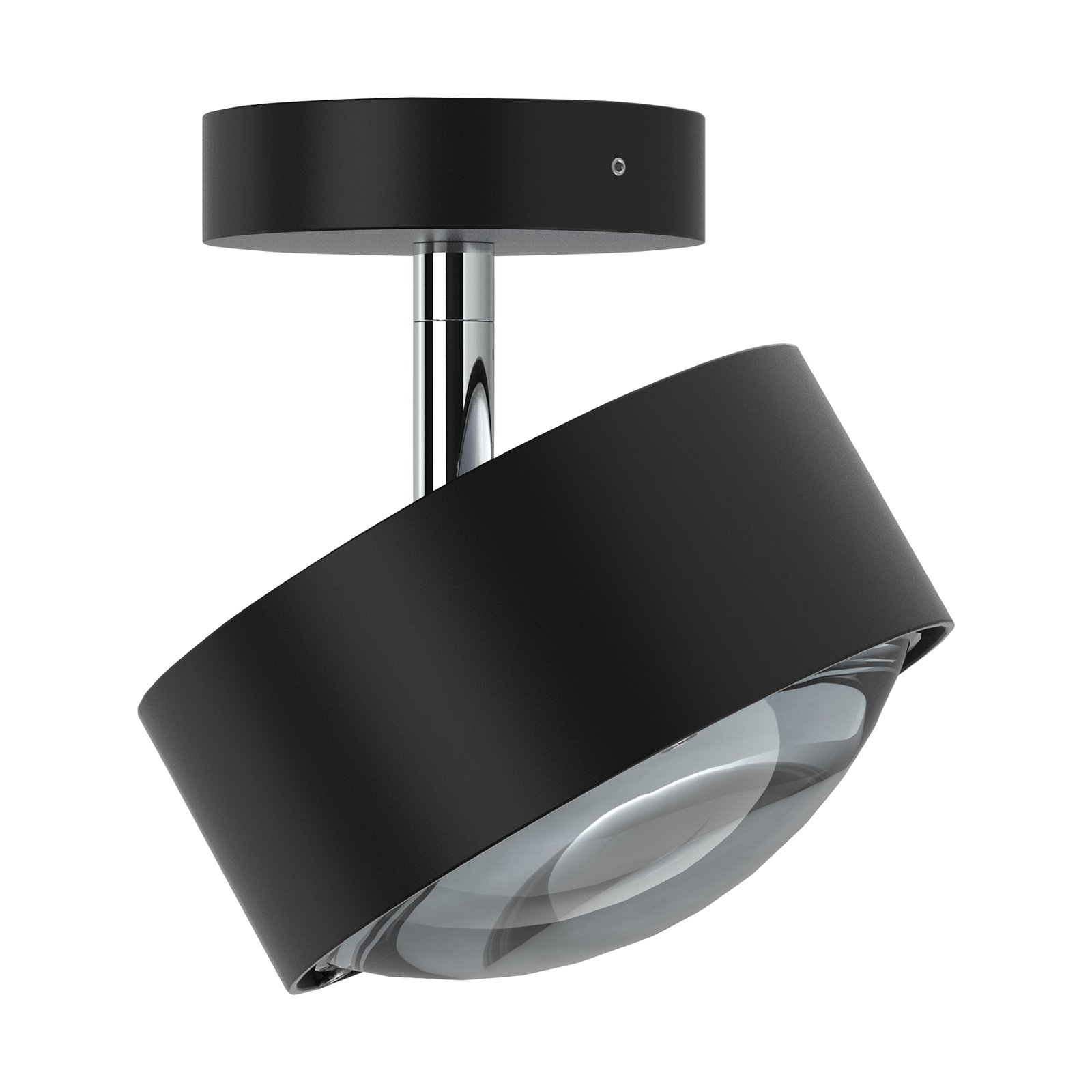 Puk Maxx Turn LED-spotlight linse klar 1fl svart matt