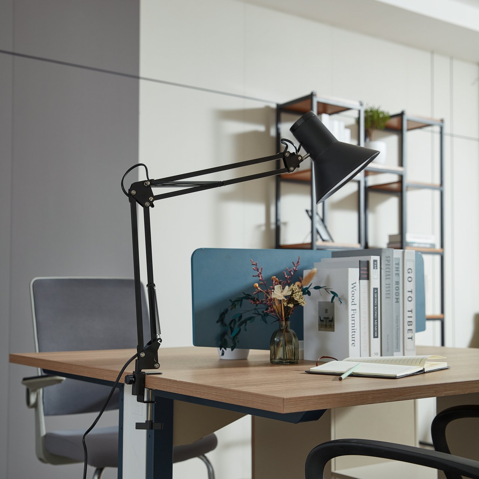 Undra LED Lampe de Table Noir - Lindby