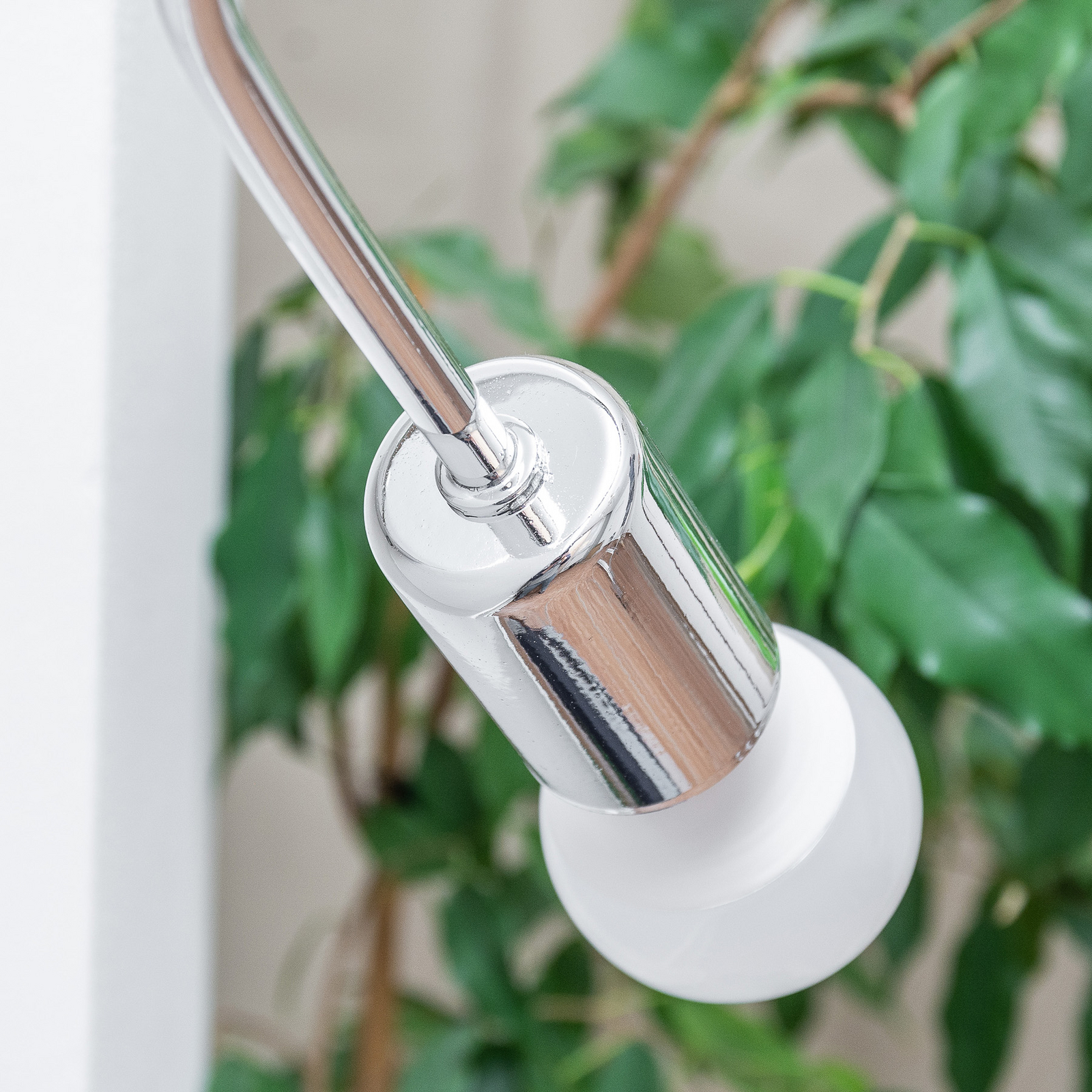 Wandlamp Oxford, chroom, metaal, E27