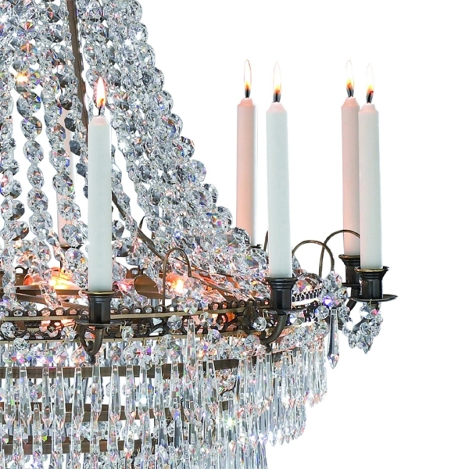 Magnífico candelabro de velas Läckö 92 cm