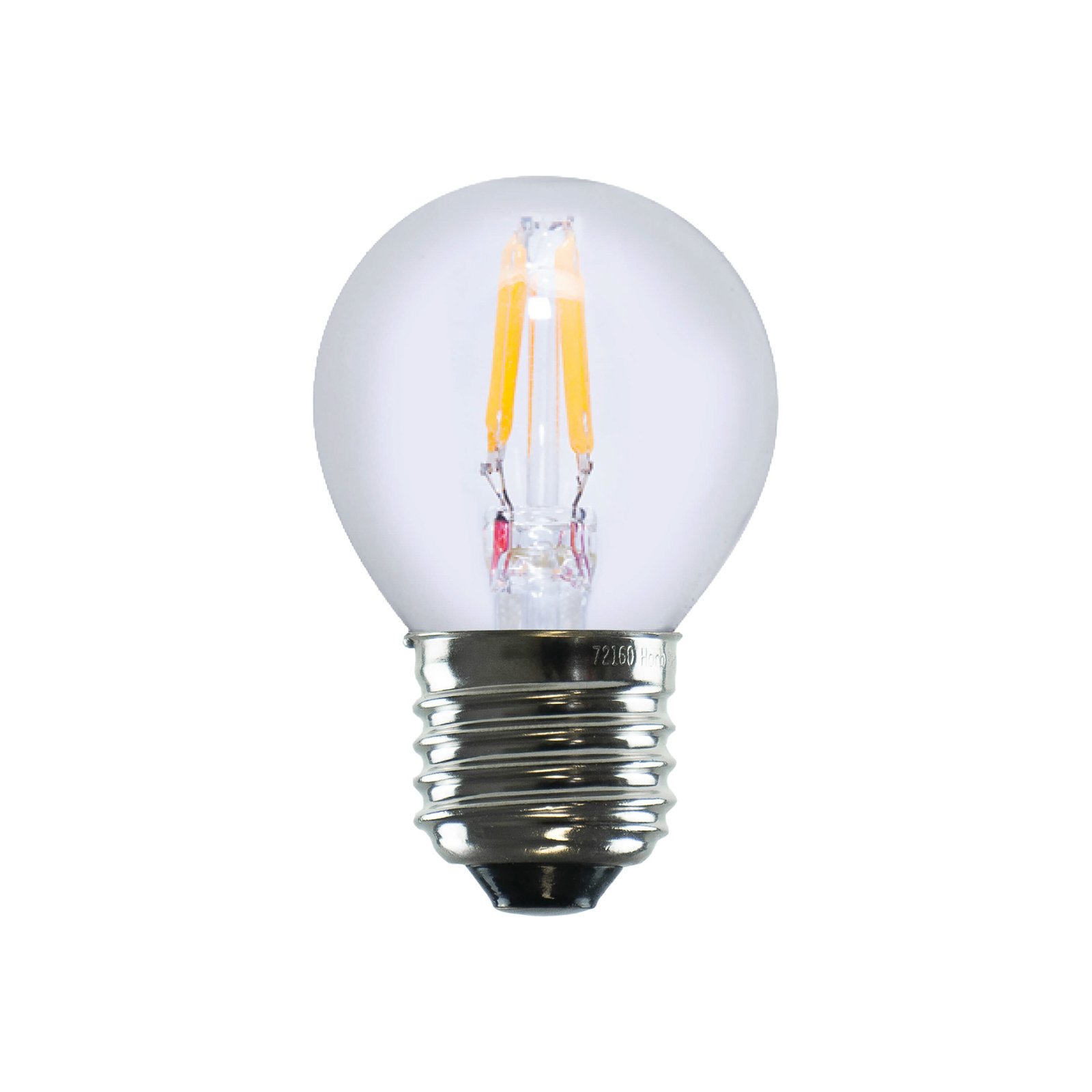 SEGULA LED E27 3W golf loptica 24V DC filament prozirna 927 prigušiva