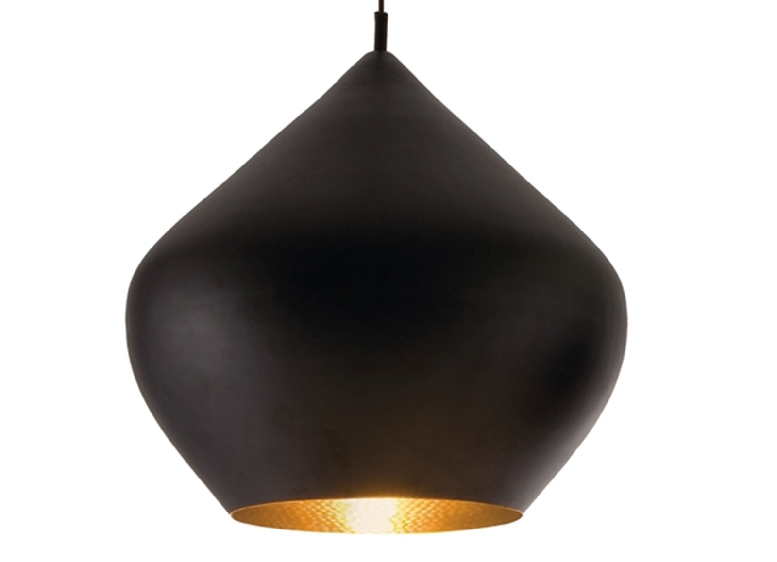 Beat Stout LED Závěsná Lampa Matt Black/Brass - Tom Dixon