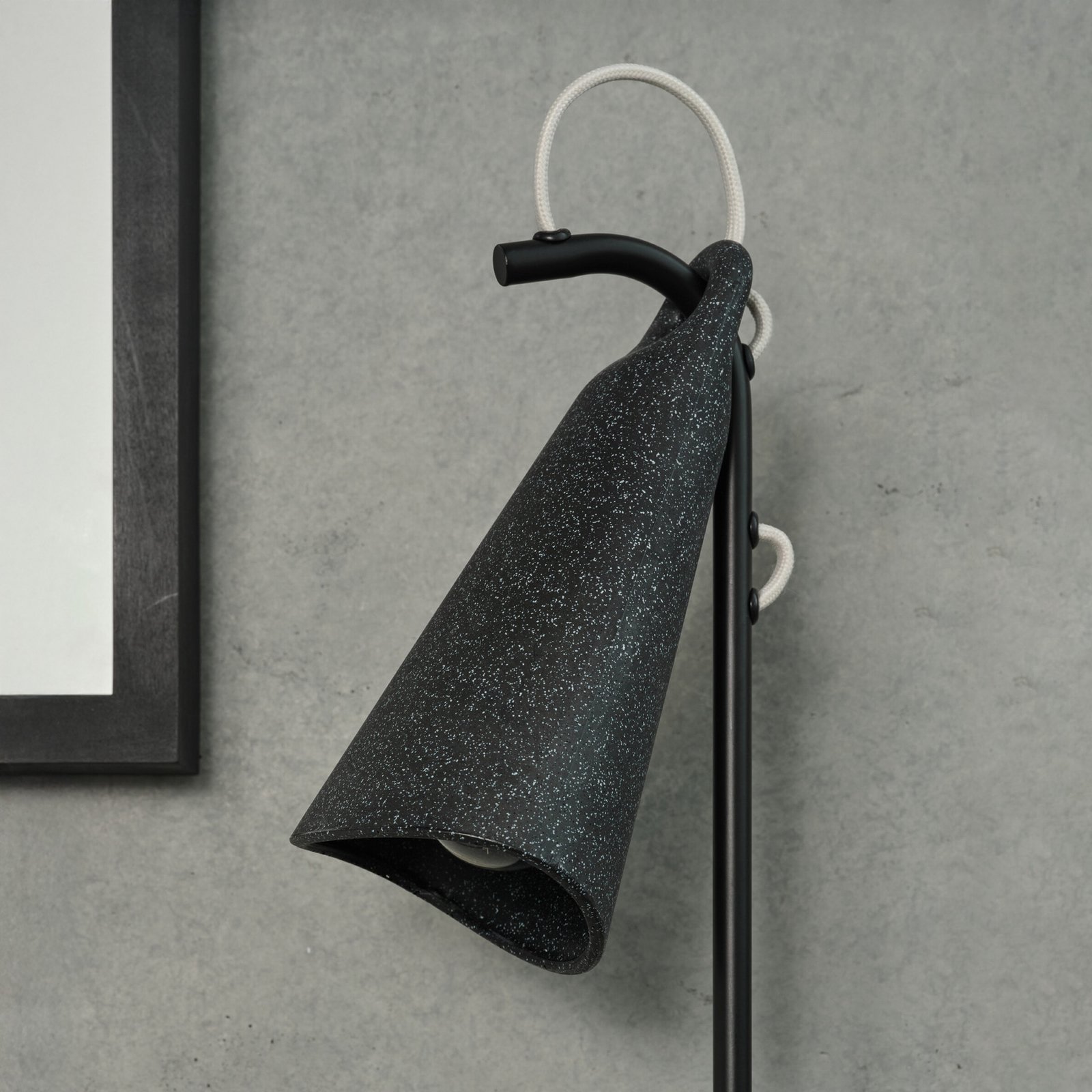 OSRAM Decor Bell floor lamp, black, steel, E27, H 120 cm