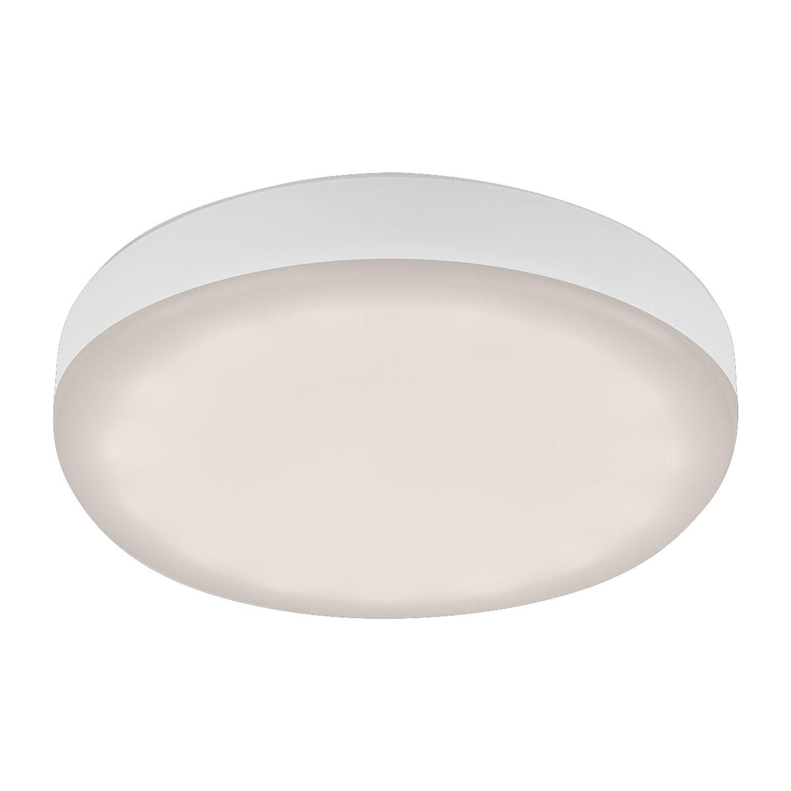 Plat LED downlight, white, Ø 7.5 cm, 4,000 K