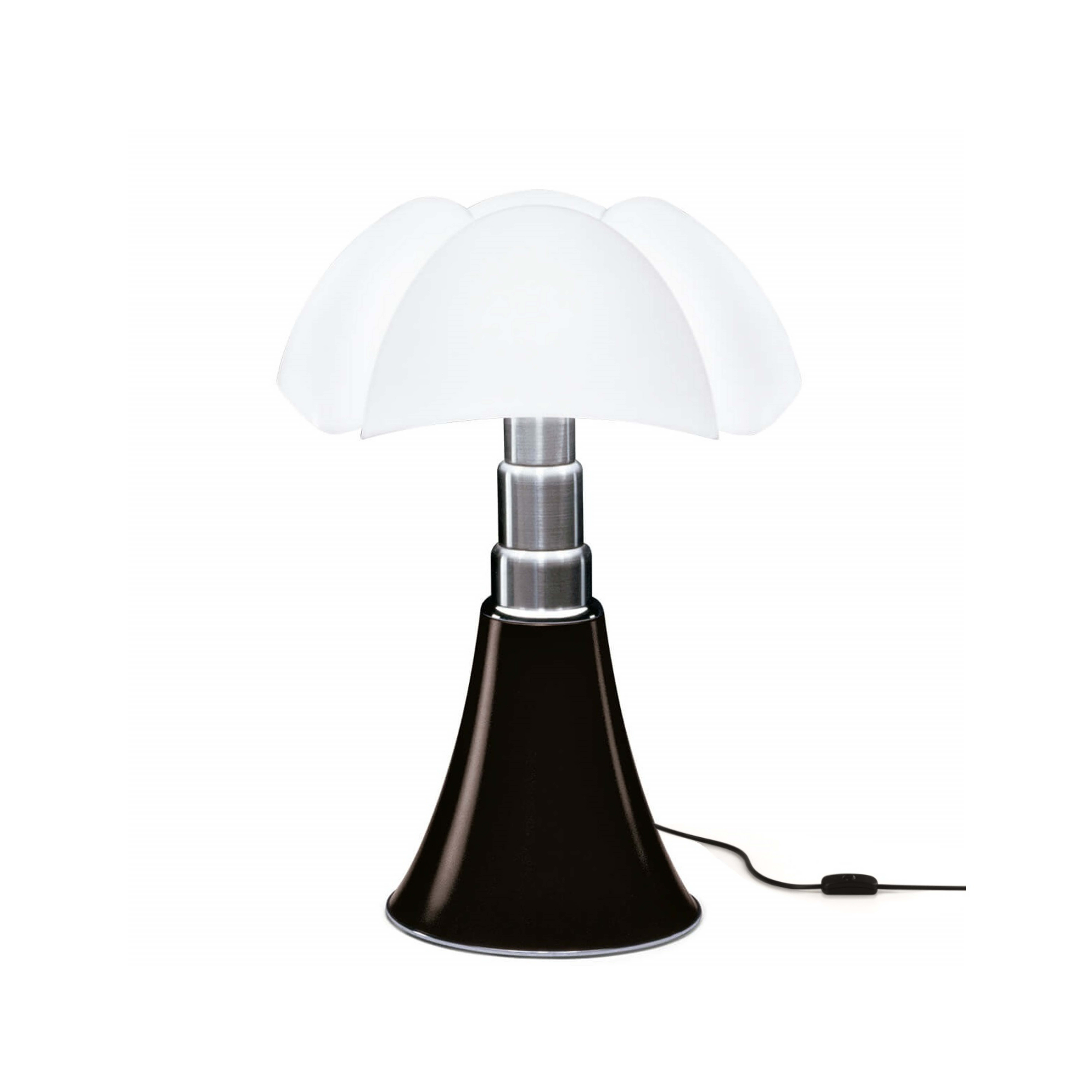 Candeeiro de mesa LED Minipipistrello, castanho - Martinelli Luce