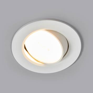 Quentin - lampa LED z oprawą wpuszczaną, biała, 6W