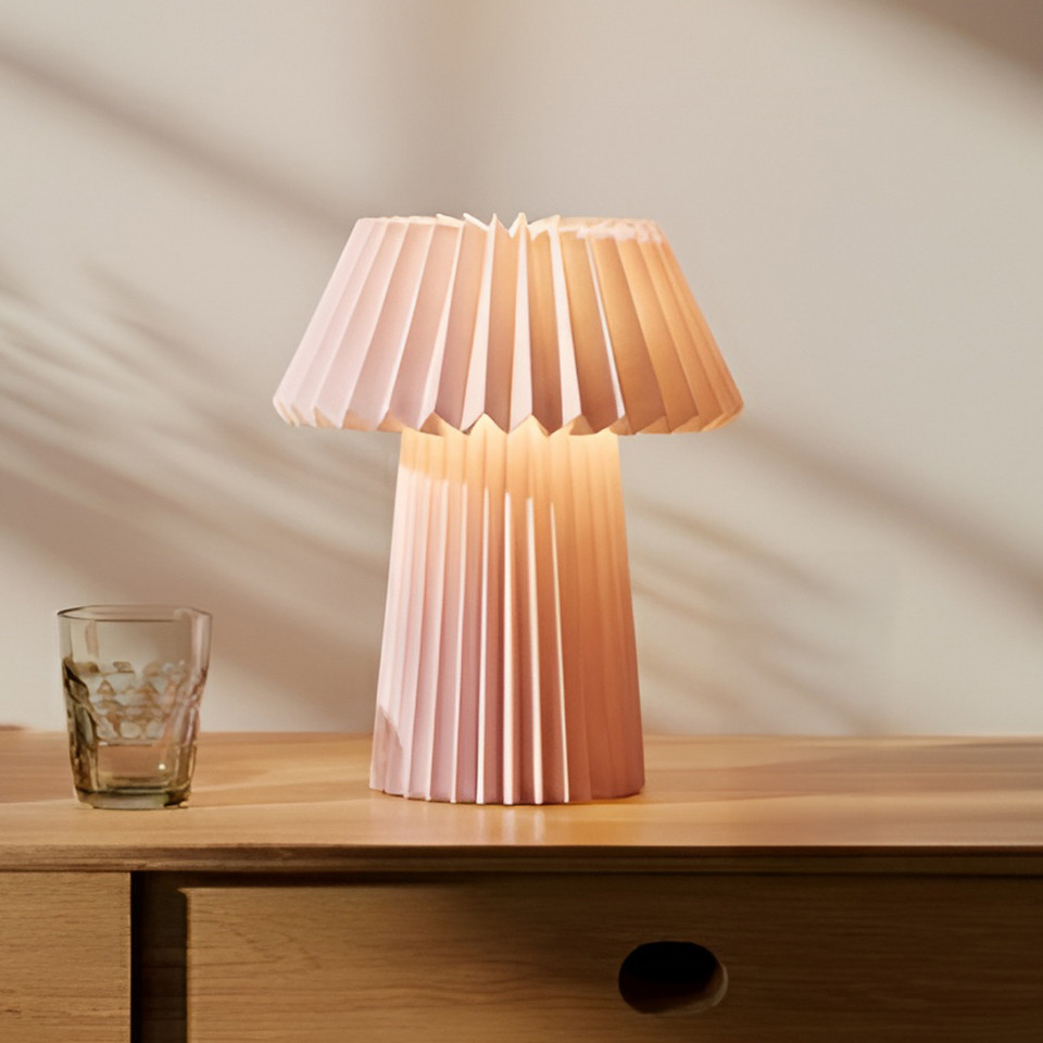 Lindby Magali Bordslampa Ljusrosa, rosa / ljusröd från Lindby