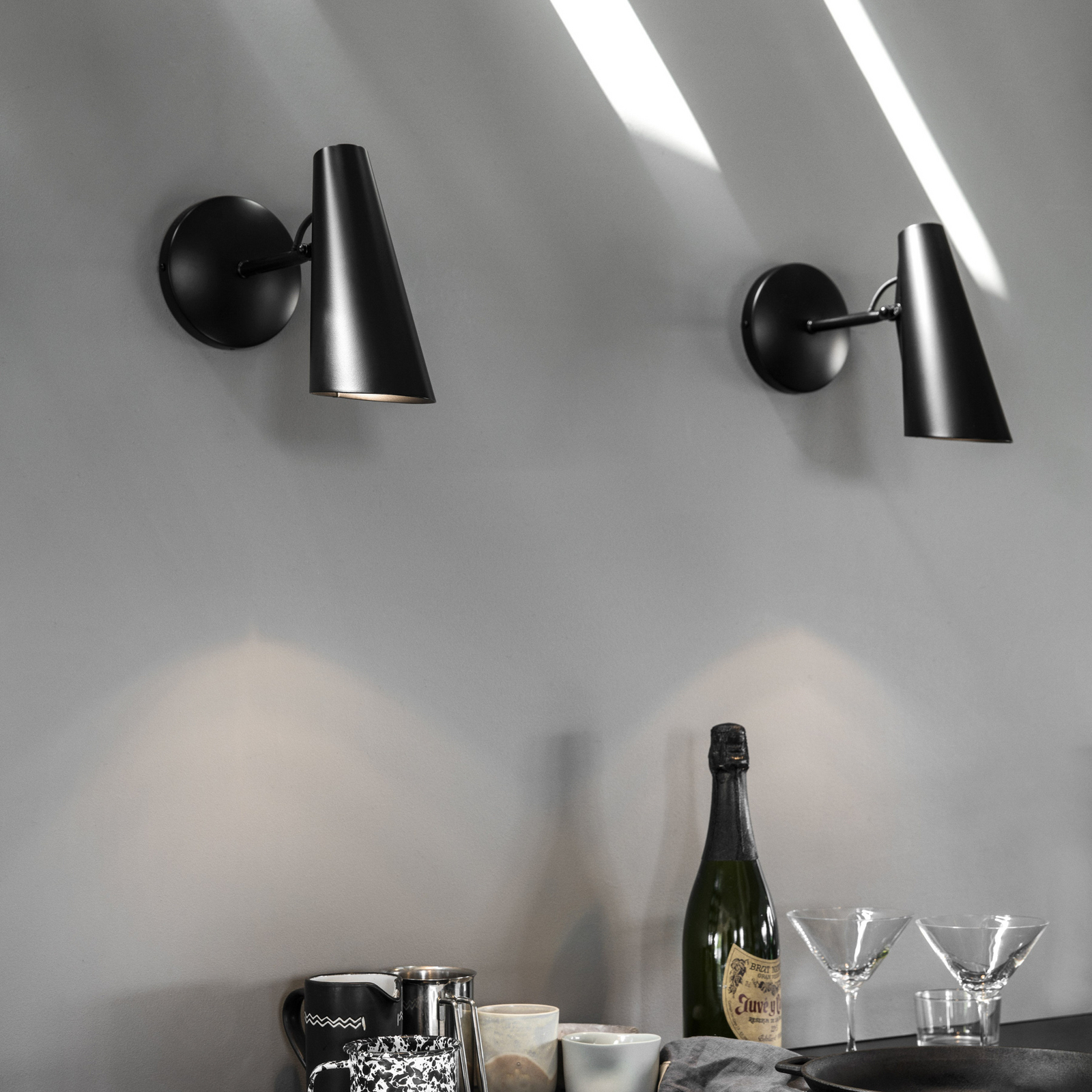 Northern Birdy Applique 31,5 cm nera