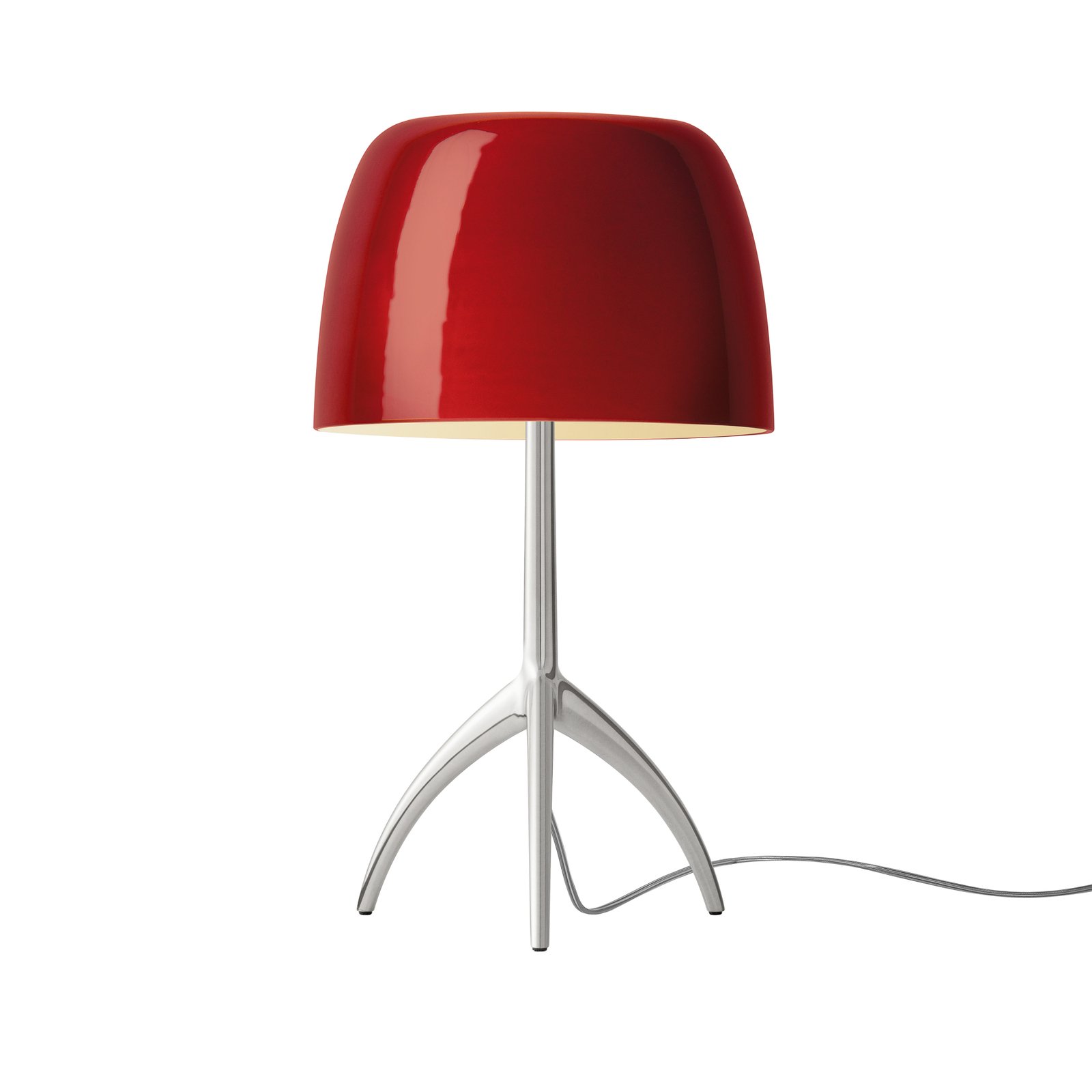 Foscarini Lumiere piccola alu/rouge, dimmable