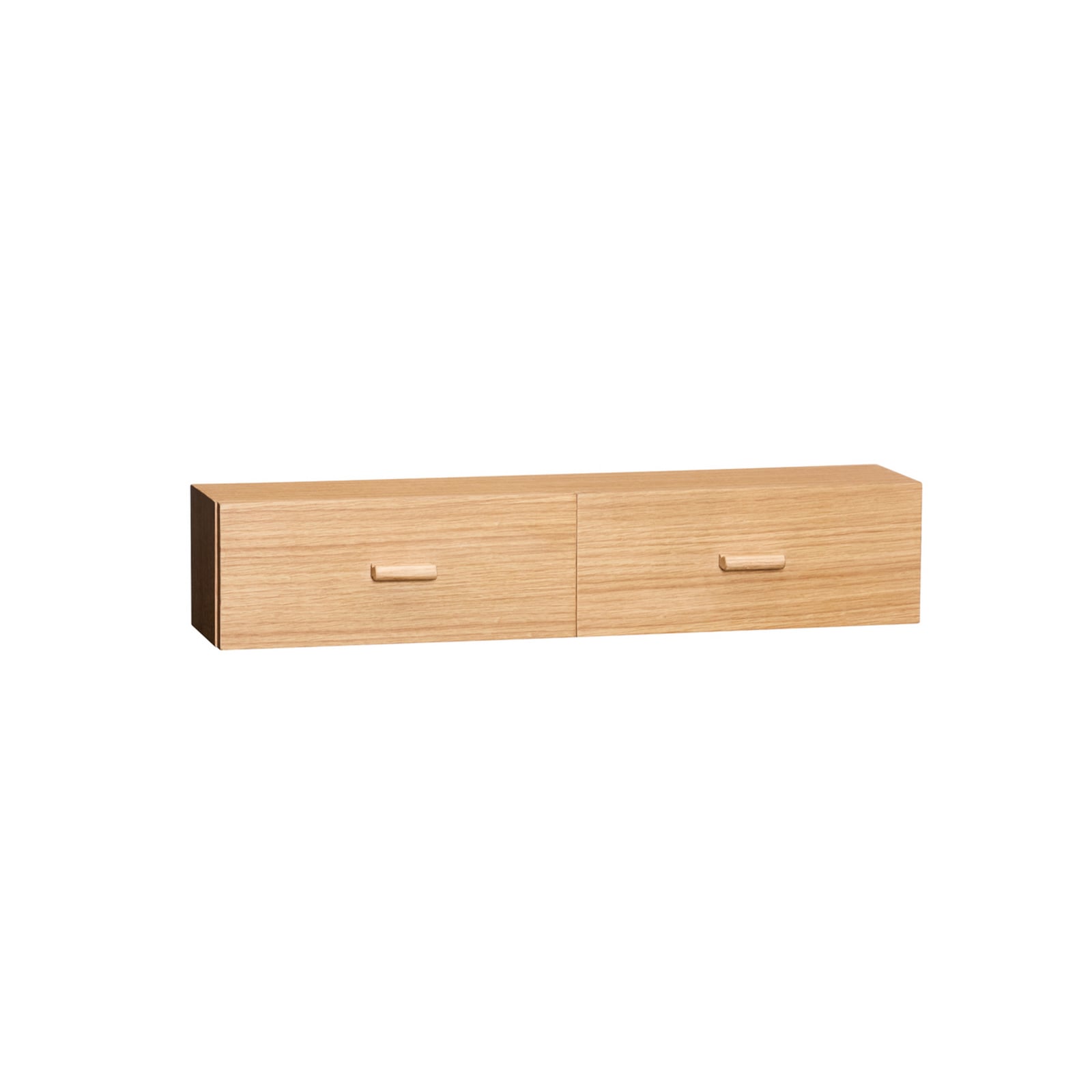Shuno Wandregal, holz hell, Länge 60 cm, Eiche - HÜBSCH