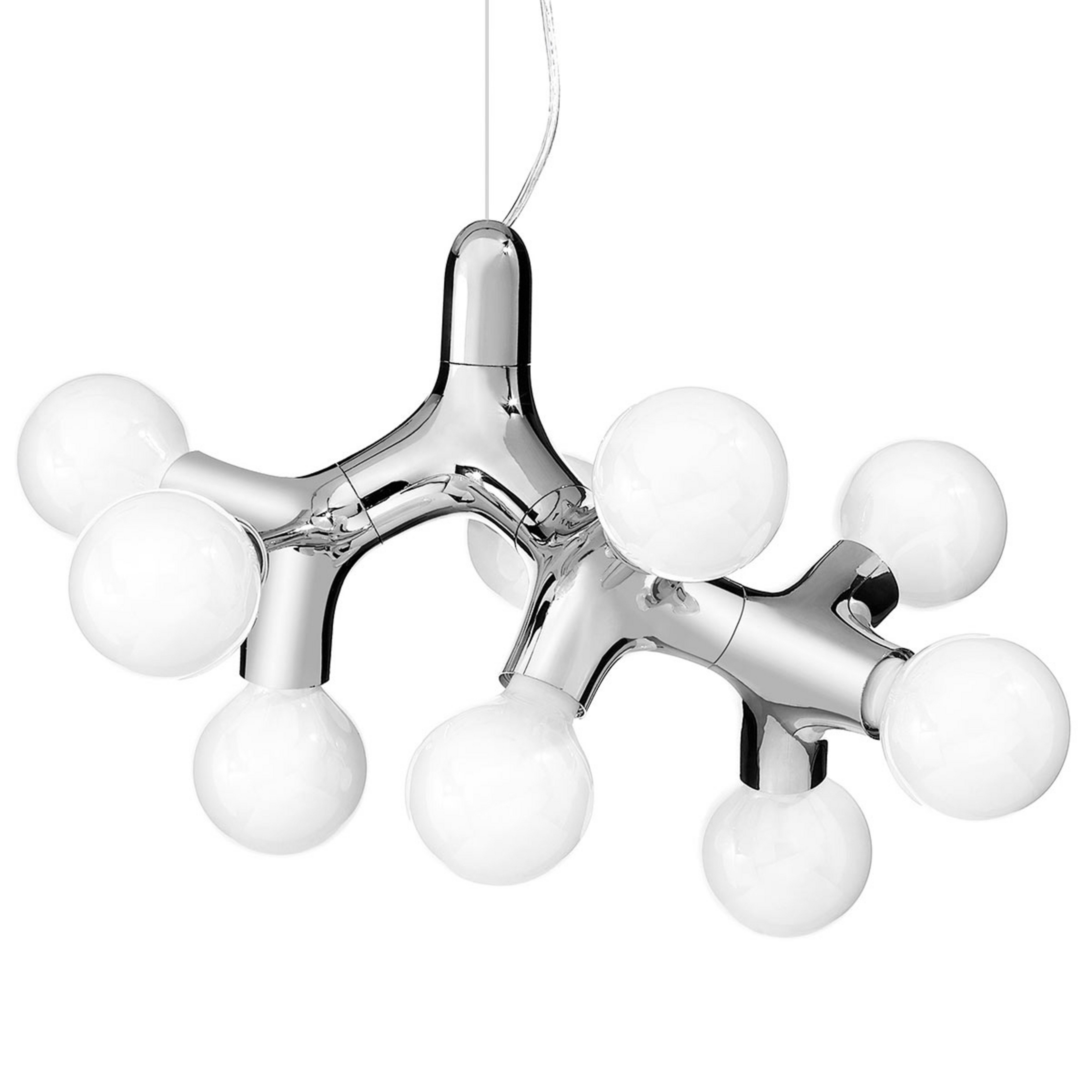 επόμενος DNA 0,1,2 - Κρεμαστό φωτιστικό σχεδιαστών, χρώμιο