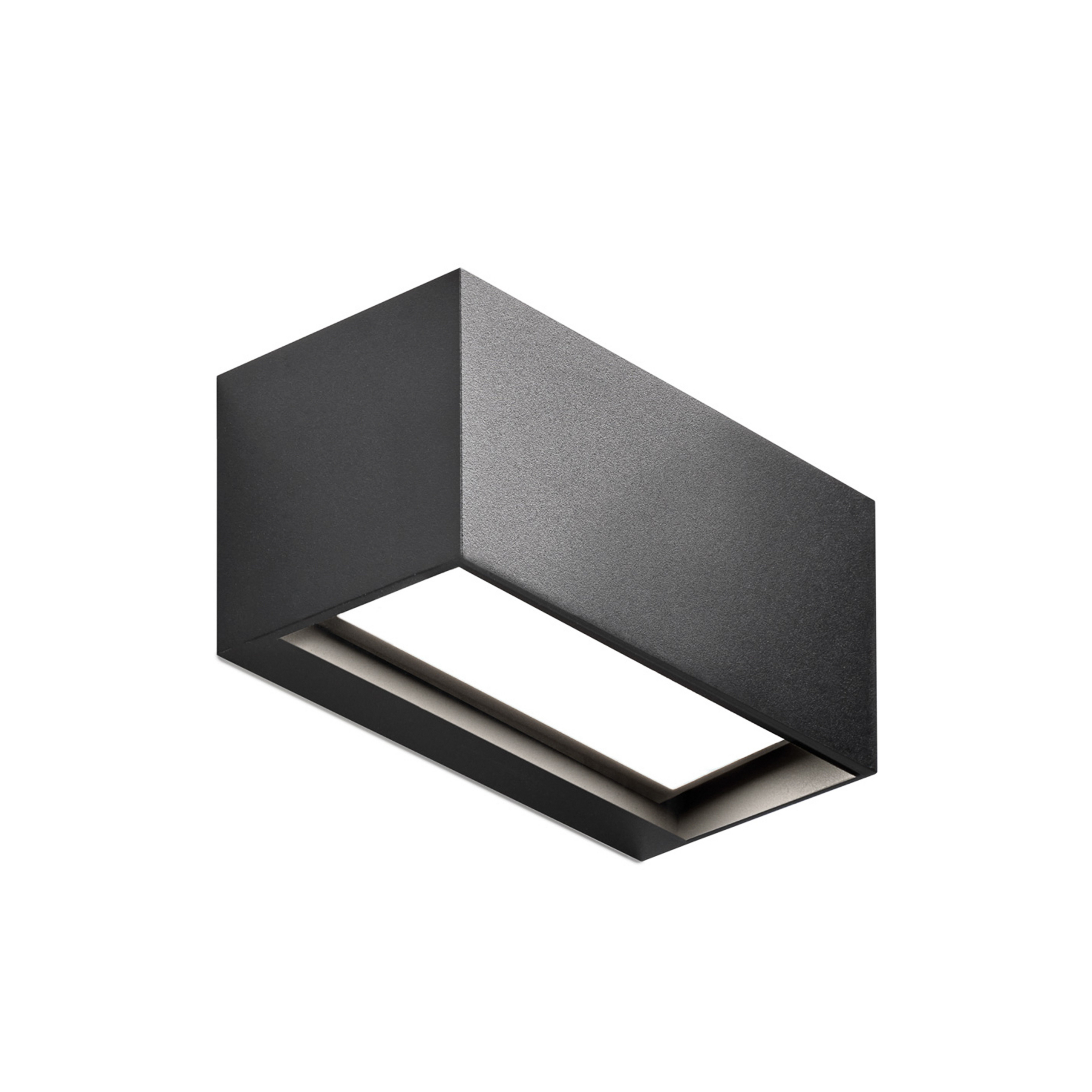 Linea W1 LED zidna svjetiljka crna 15cm, CCT, IP54 - Light-Point
