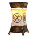 Bright Xenia table lamp with a spiral motif