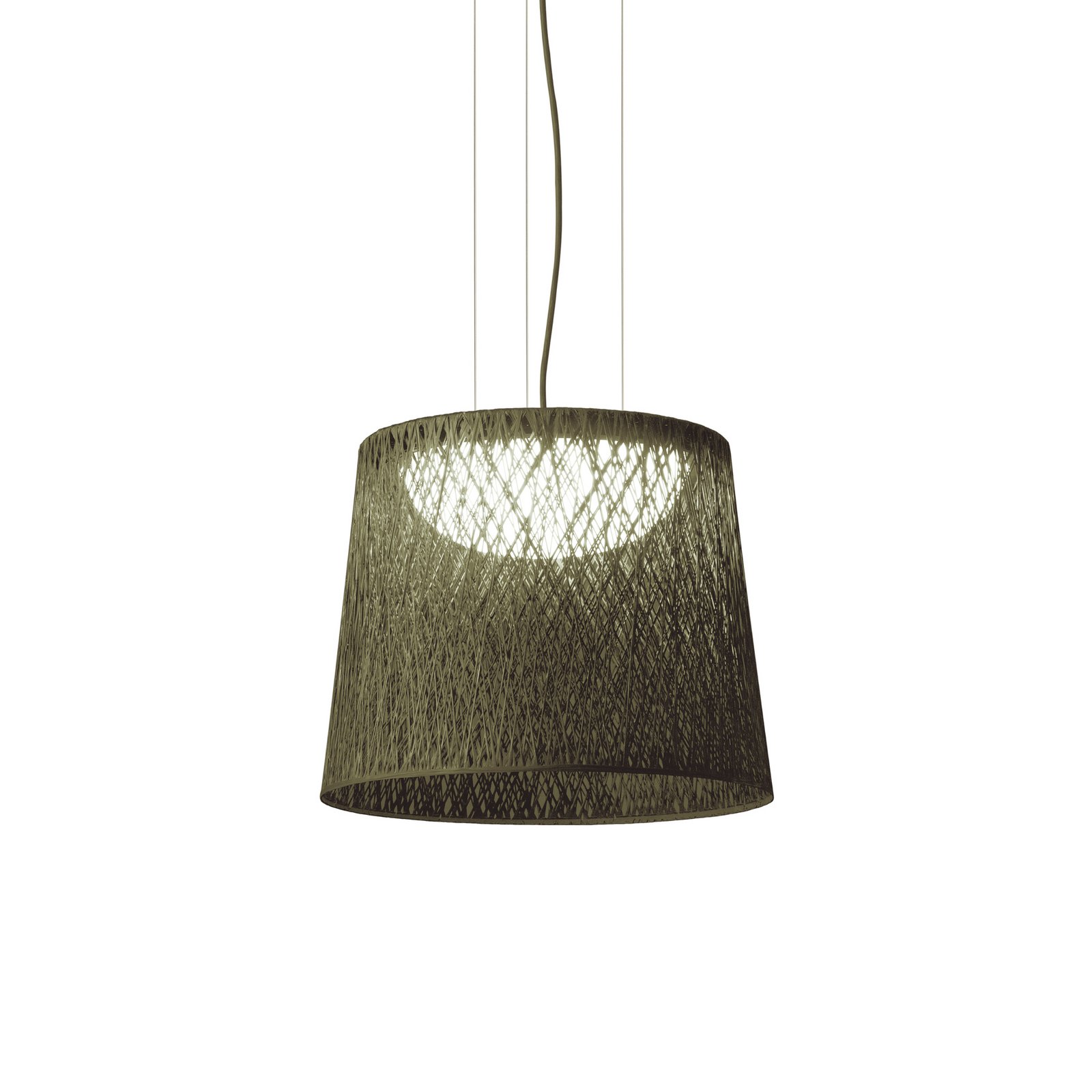 Vibia LED-välisriputusvalgustid WIND, roheline, 48 x 60 cm, 927