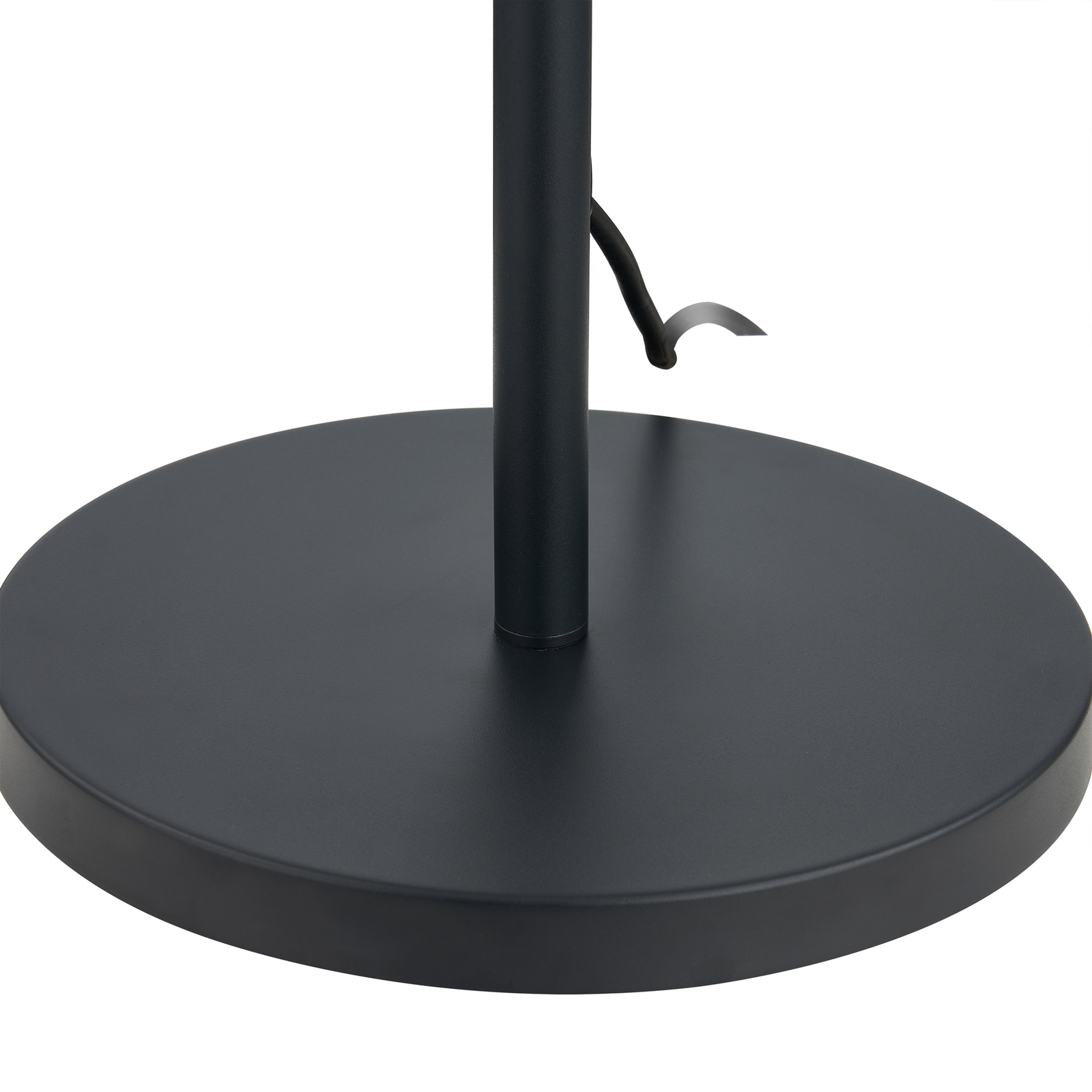 Lucande terraslamp Jaimy, 150 cm, zwart, aluminium