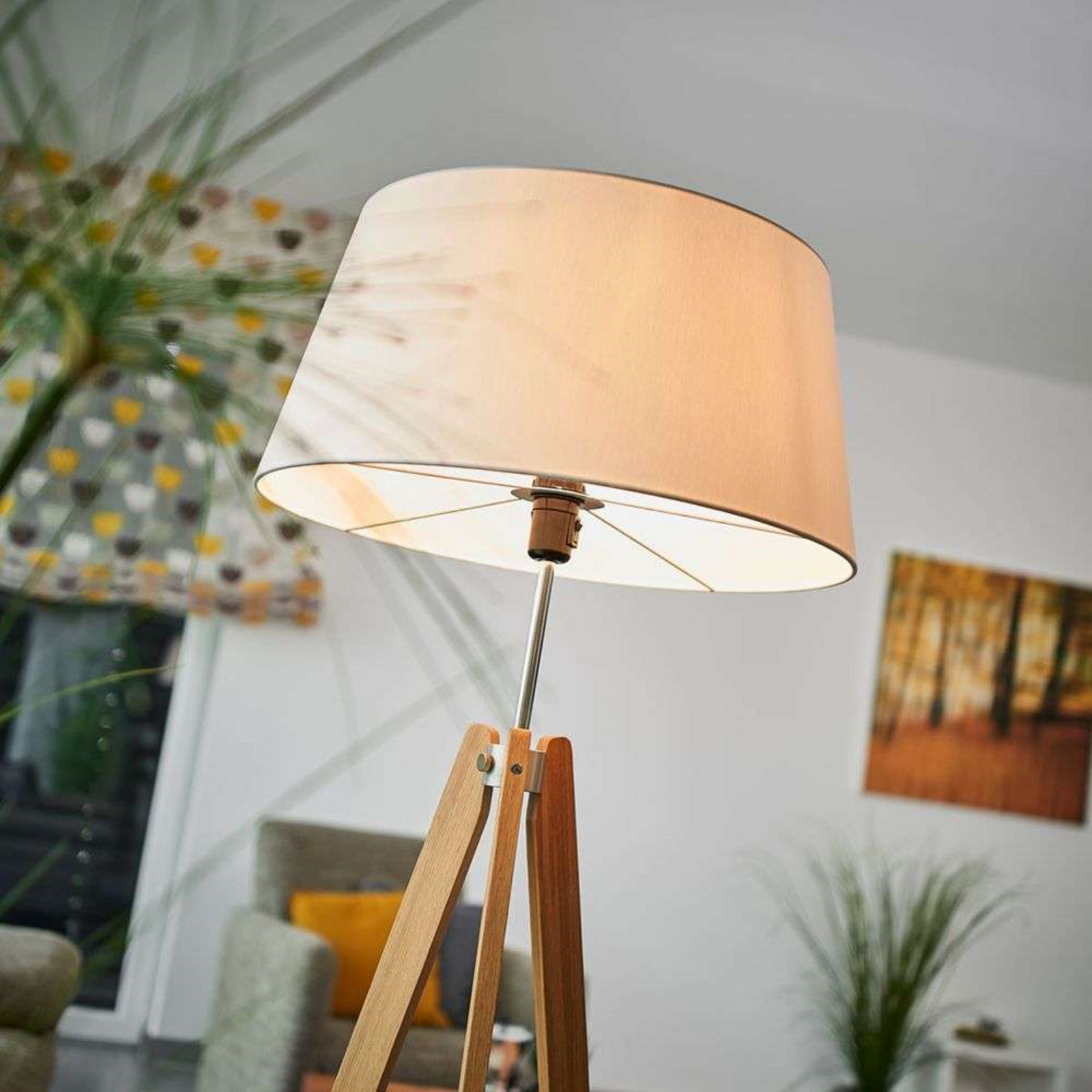 Thea Lampadar White/Oak - Lucande