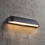 Front 36 LED outdoor wall light, black