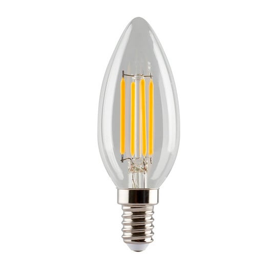 Lâmpada LED 4W (470lm) Kerte Clear CRI90 Dimmable E14 - e3light